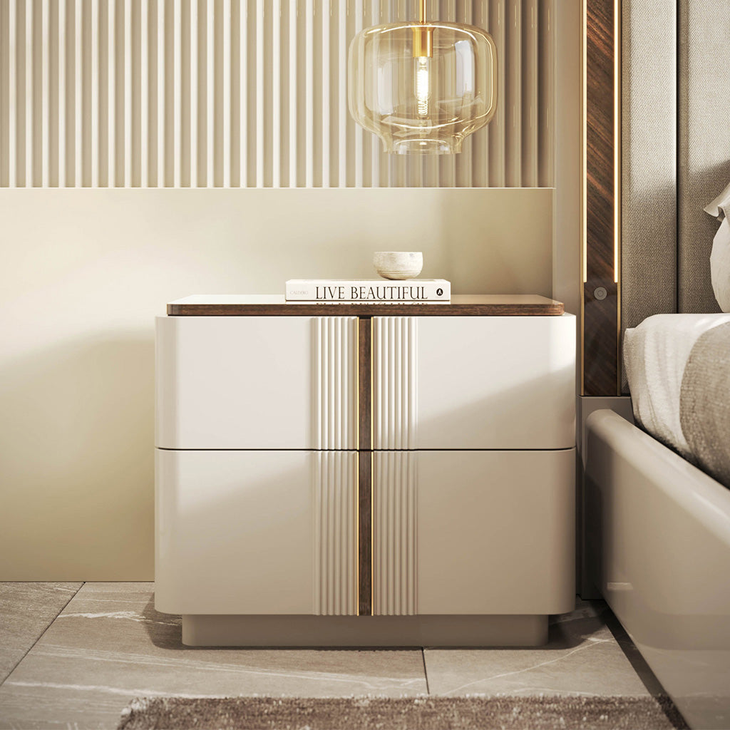 Table de chevet laque