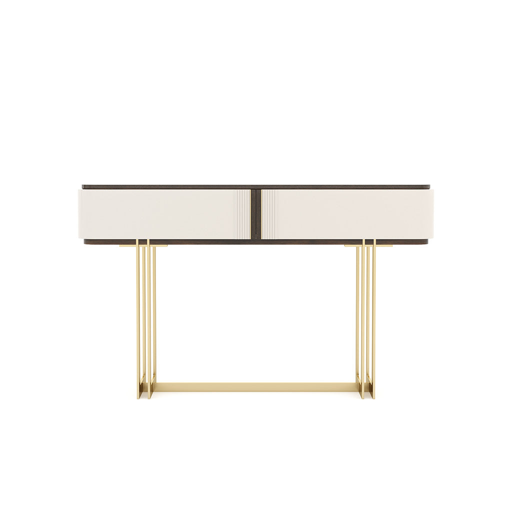 table console douré