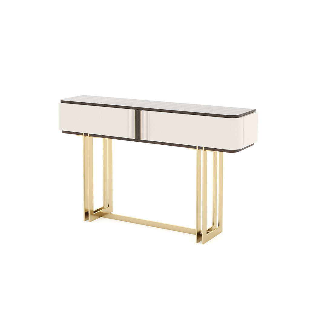 table console douré