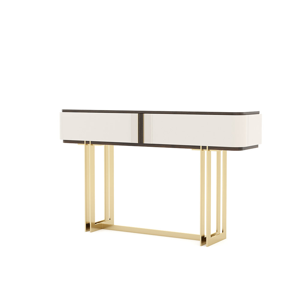 table console douré