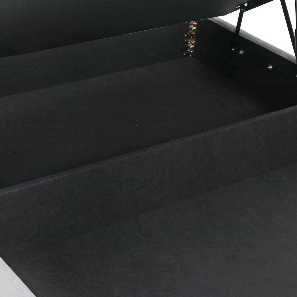 Lit coffre tissu