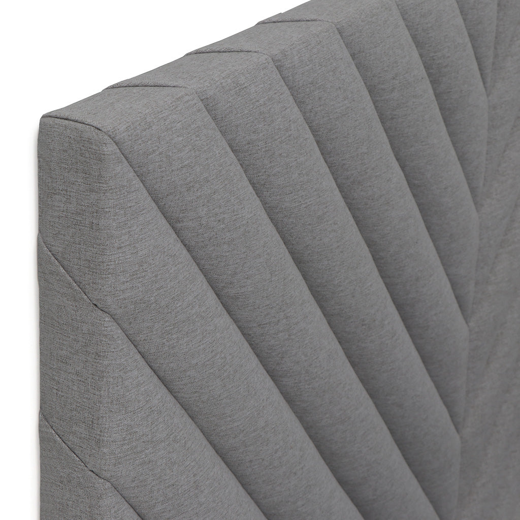 Lit coffre tissu