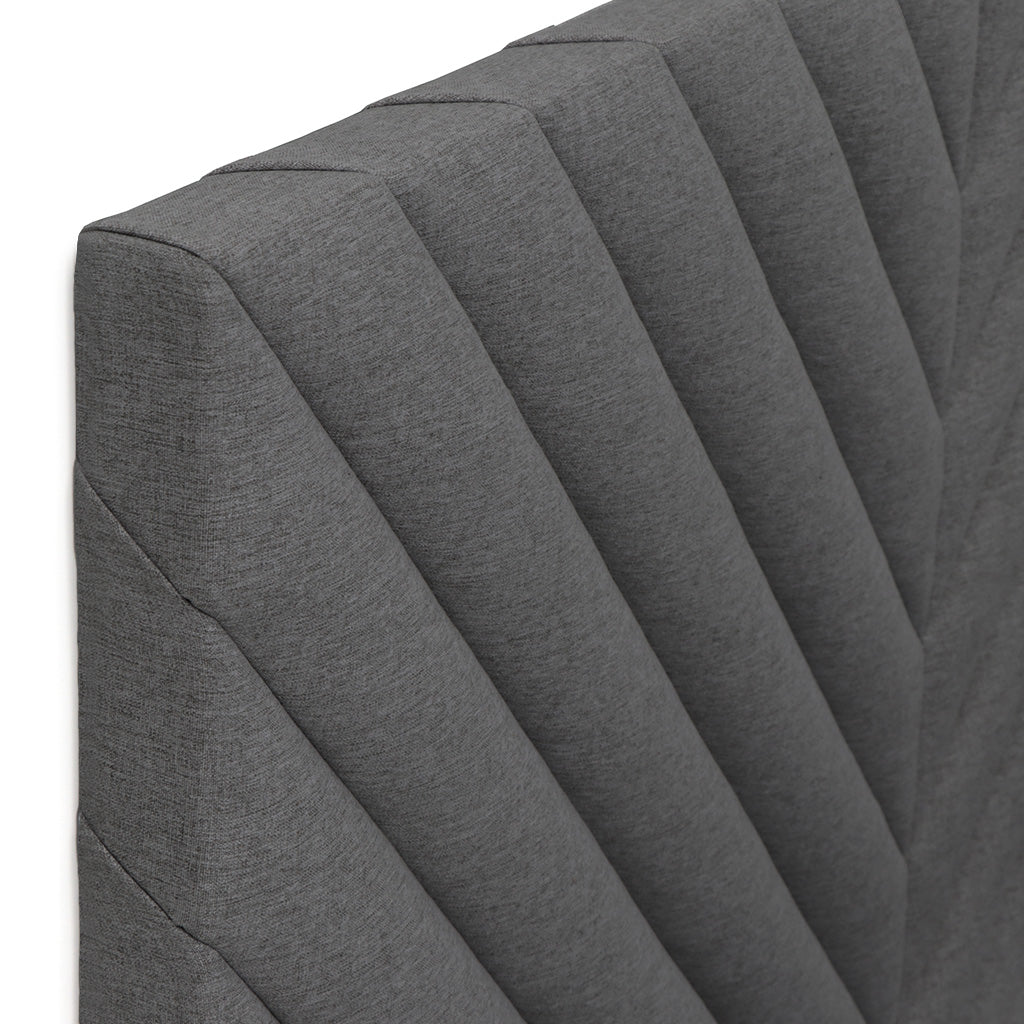 Lit coffre tissu