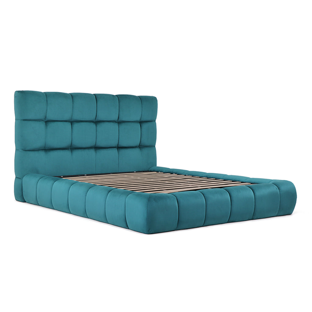 Lit coffre velours