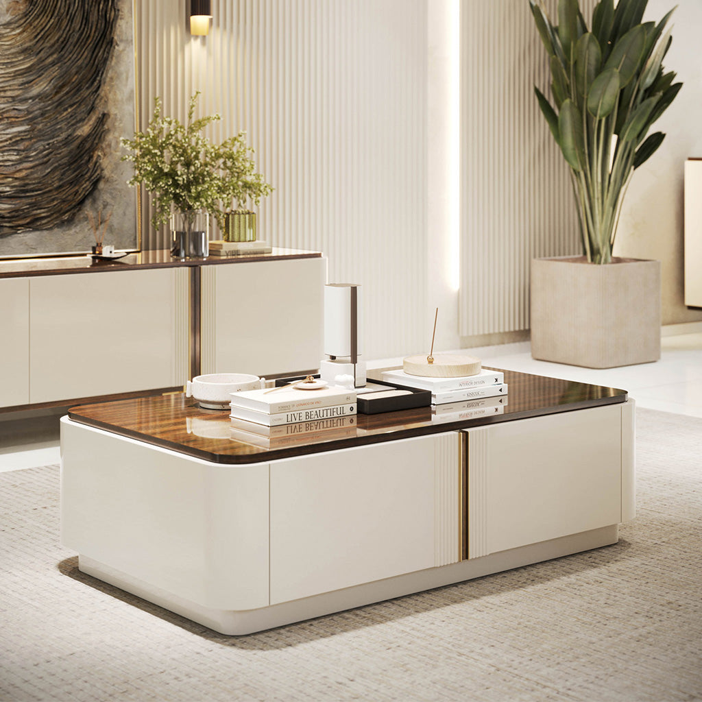 Table basse rectangulaire