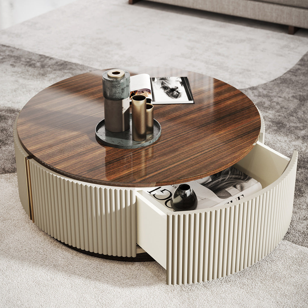 Table basse ronde