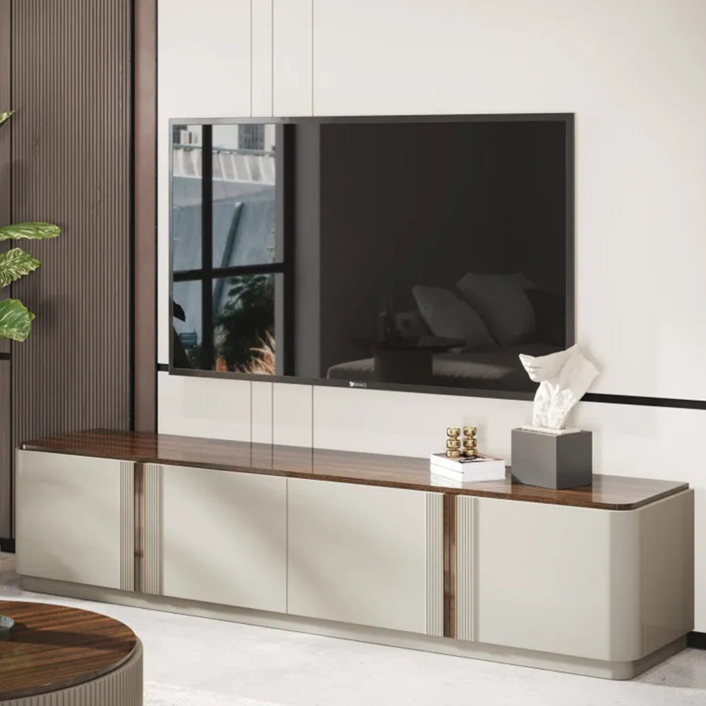 meuble tv laque