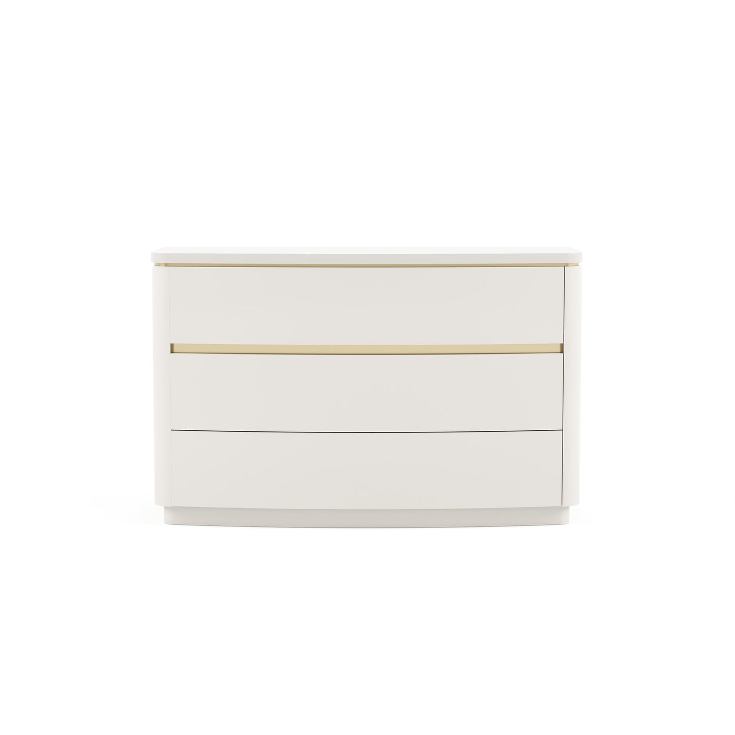 commode laquée blanche