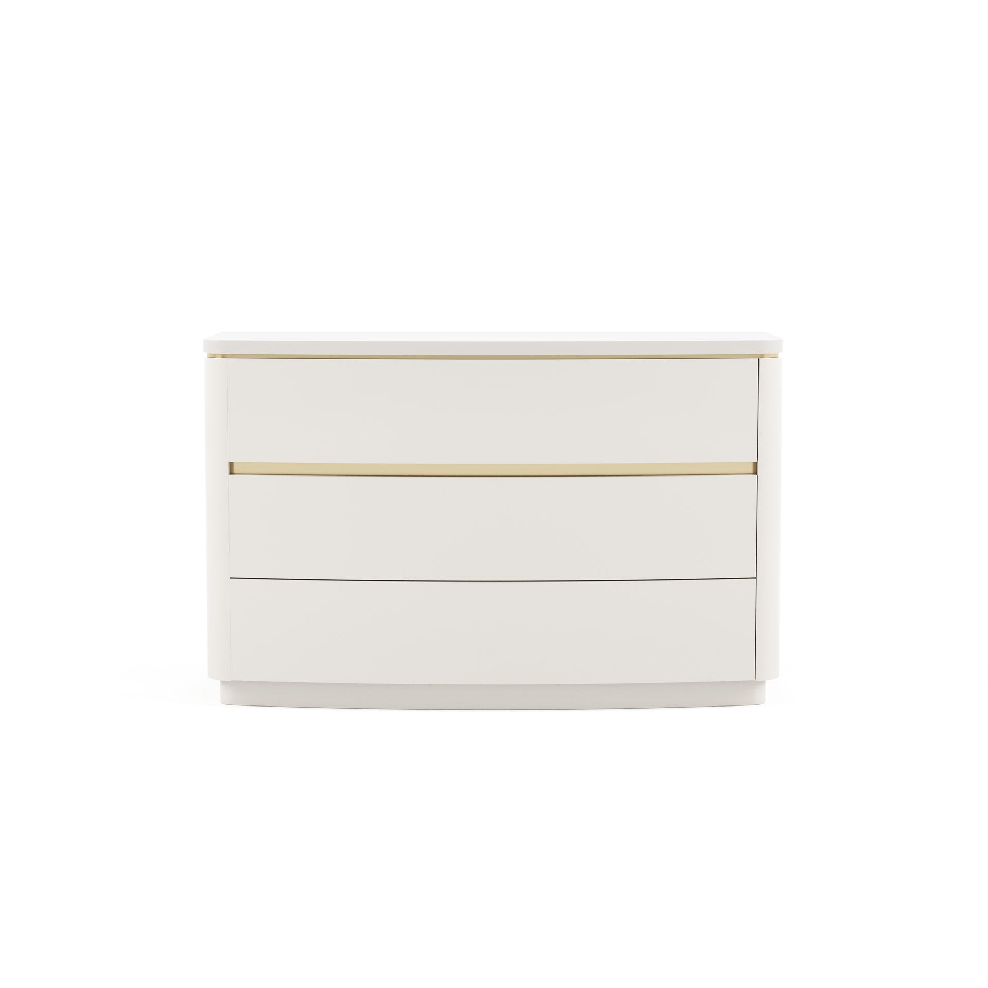 commode laquée blanche