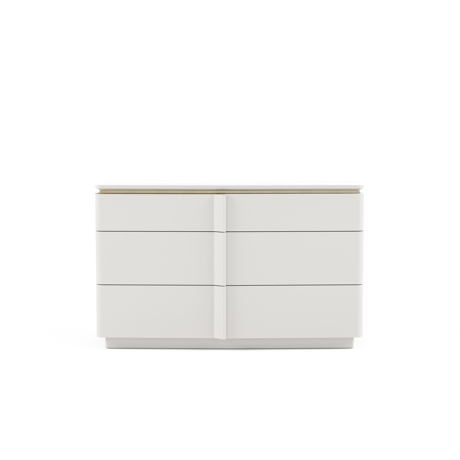  commode blanche et or