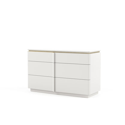  commode blanche et or