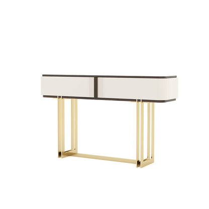 table console douré