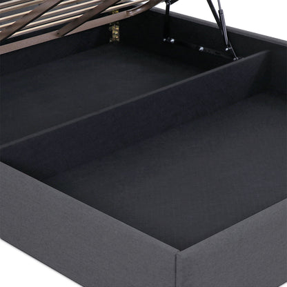 Lit coffre tissu