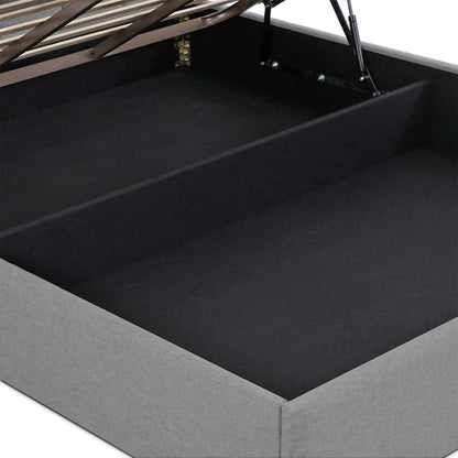 Lit coffre tissu