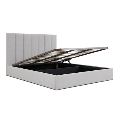 Lit coffre tissu