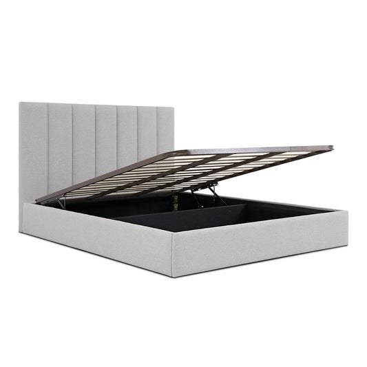Lit coffre tissu