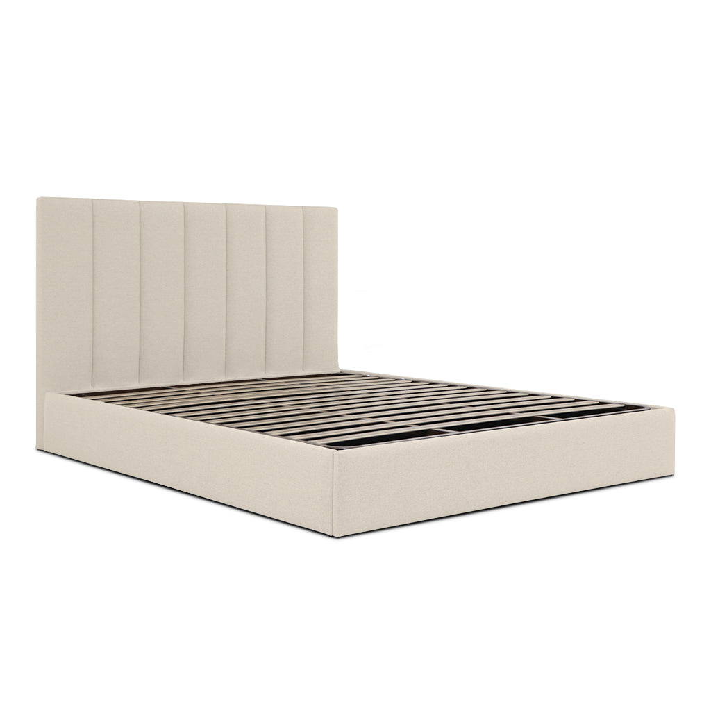 Lit coffre tissu