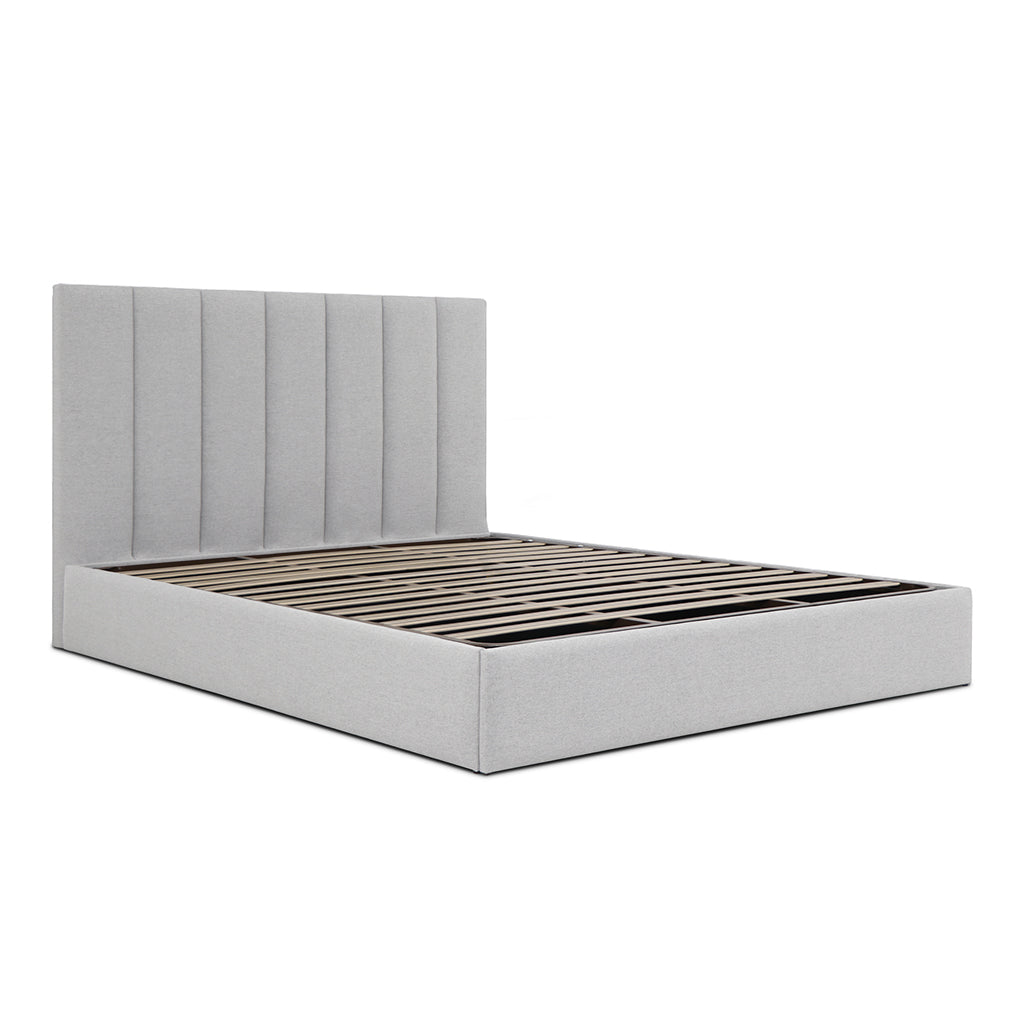 Lit coffre tissu