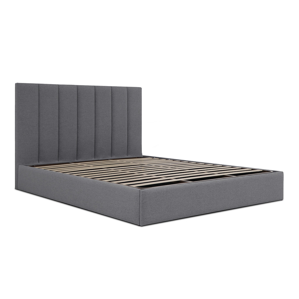 Lit coffre tissu