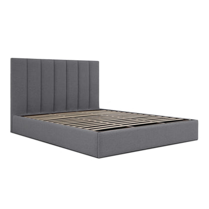 Lit coffre tissu