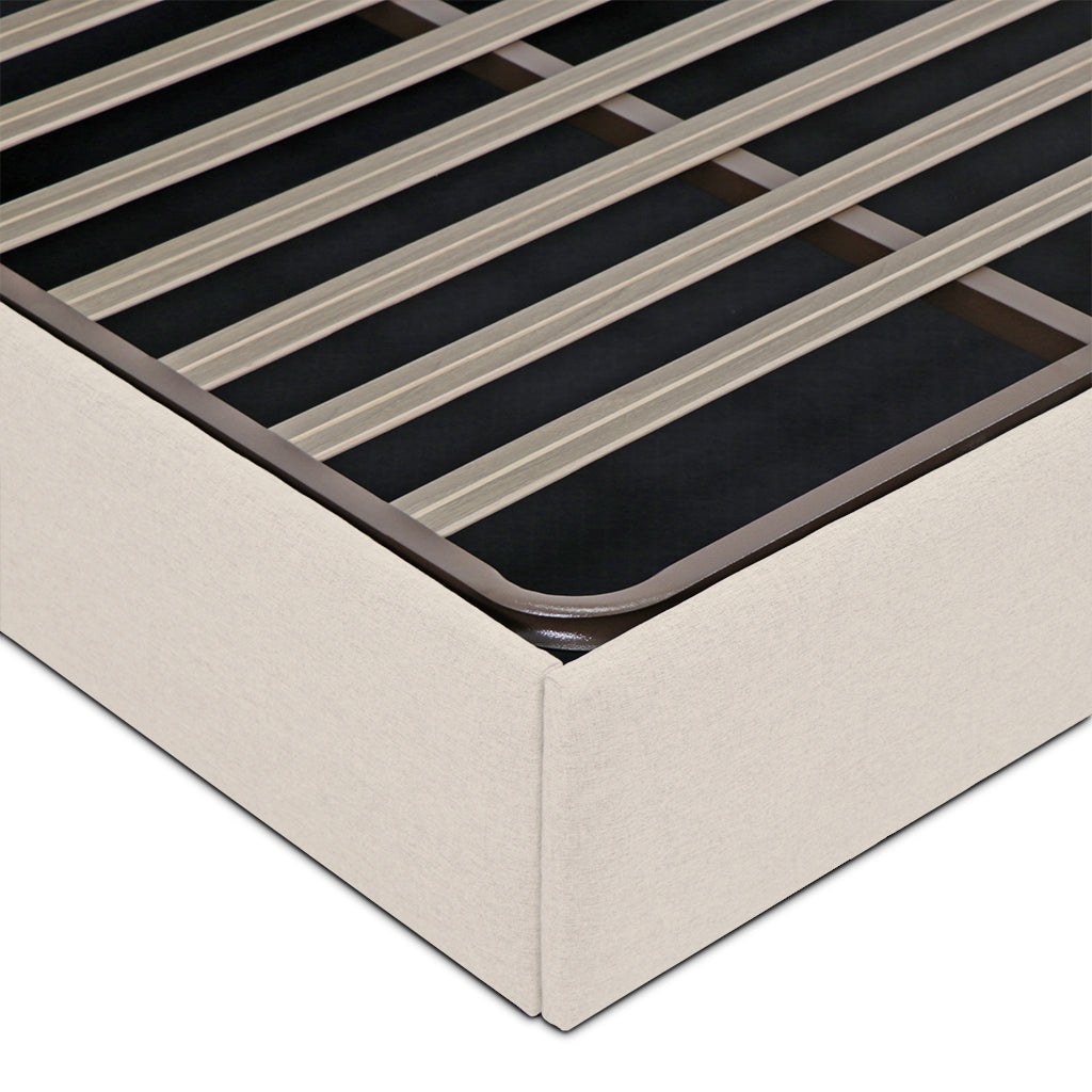 Lit coffre tissu