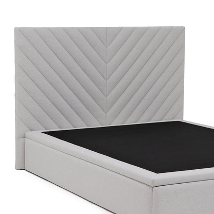 Lit coffre tissu