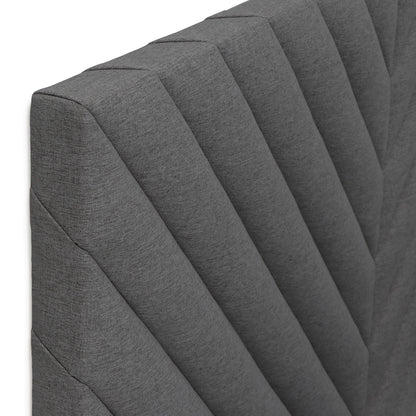 Lit coffre tissu