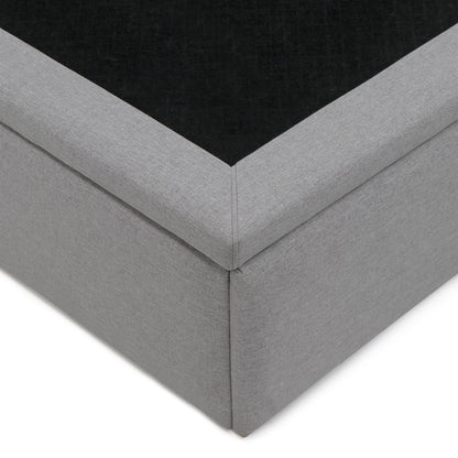 Lit coffre tissu