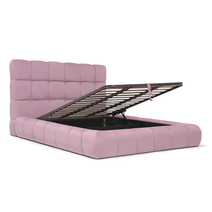 Lit coffre velours