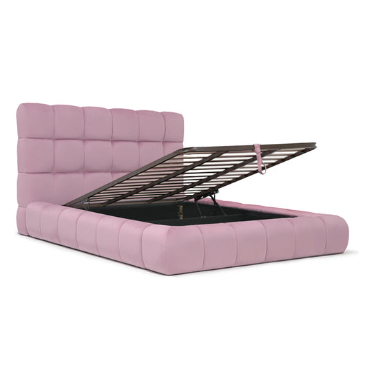 Lit coffre velours