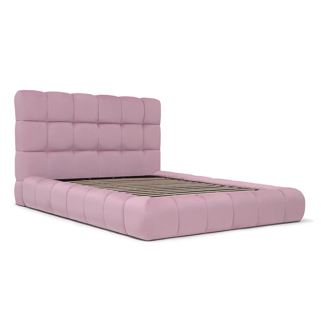 Lit coffre velours