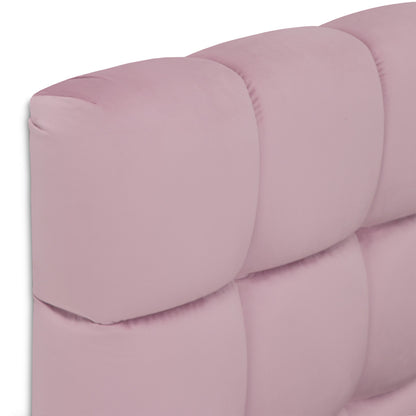 Lit coffre velours