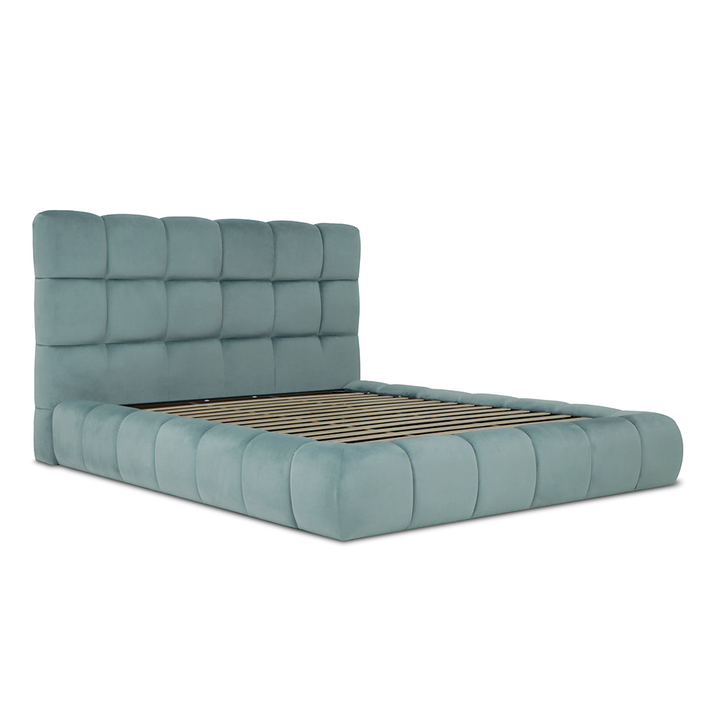 Lit coffre velours