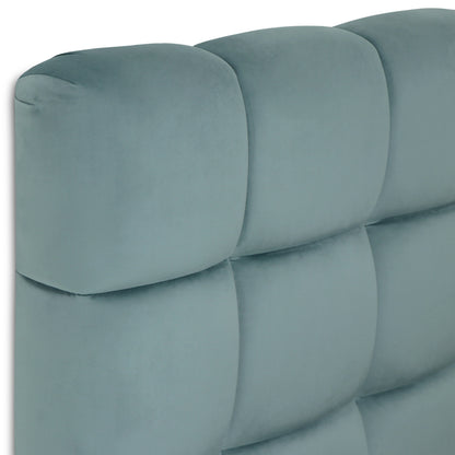 Lit coffre velours