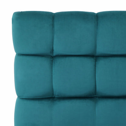 Lit coffre velours